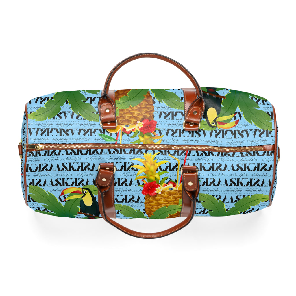 Tropical Paradise Barrel Duffle Bag