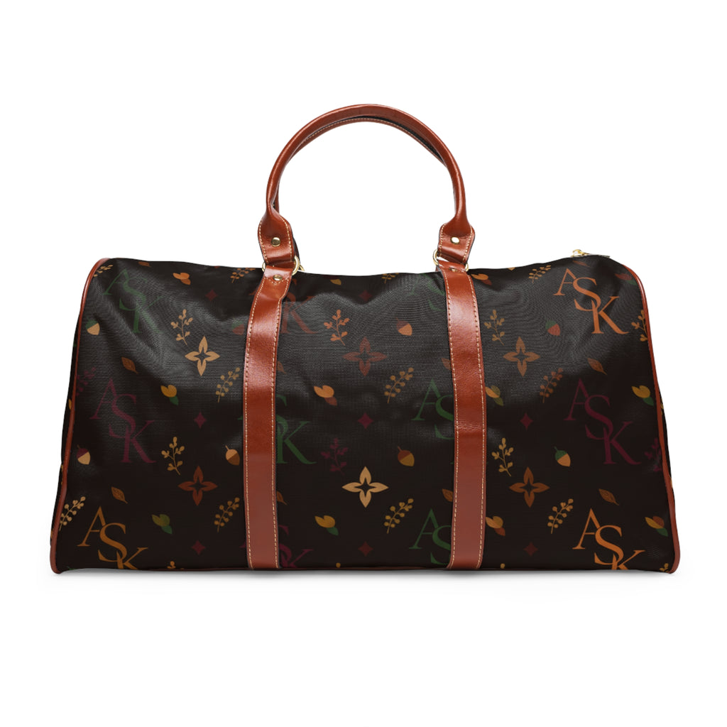 Waterproof Travel Bag - Luxury Monogram Weekender Duffle