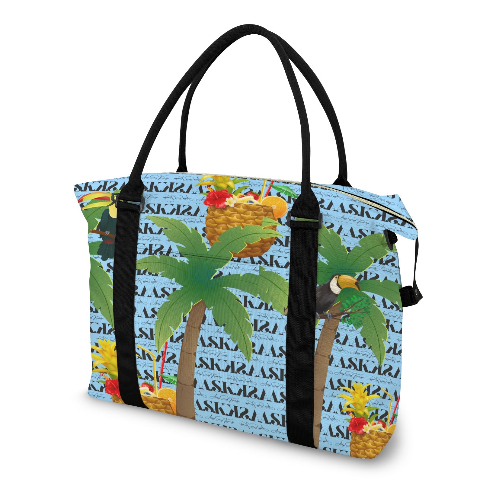 Tropical Paradise Trolley Travel Bag