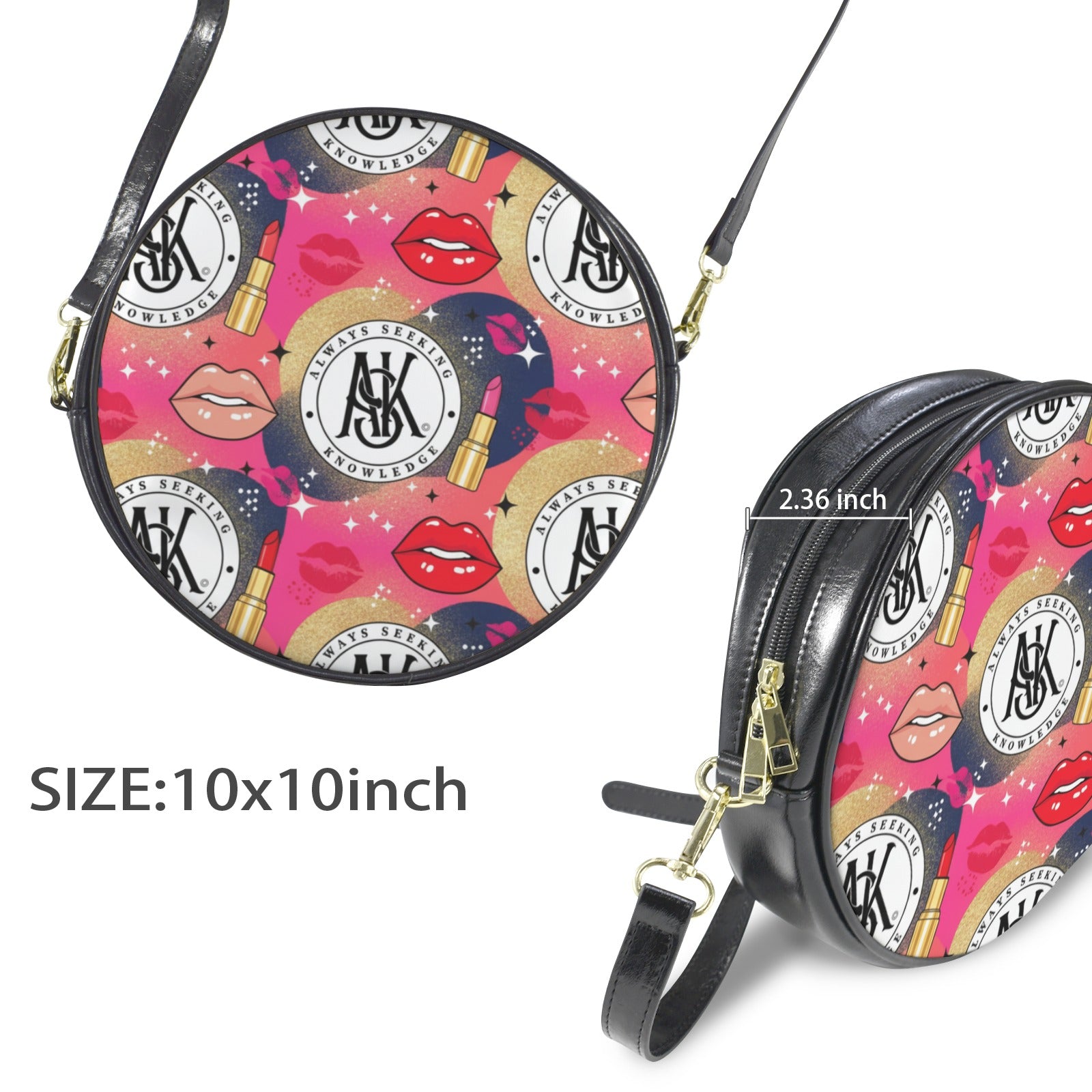 A.S.K. ROUND BAG (1647)