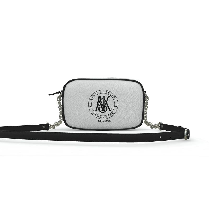 A.S.K MILK LOGO LEATHER CROSSBODY