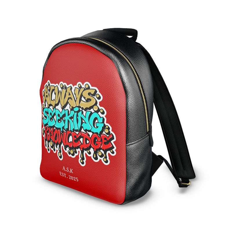 LOGAN COLVILLE LEATHER BACKPACK