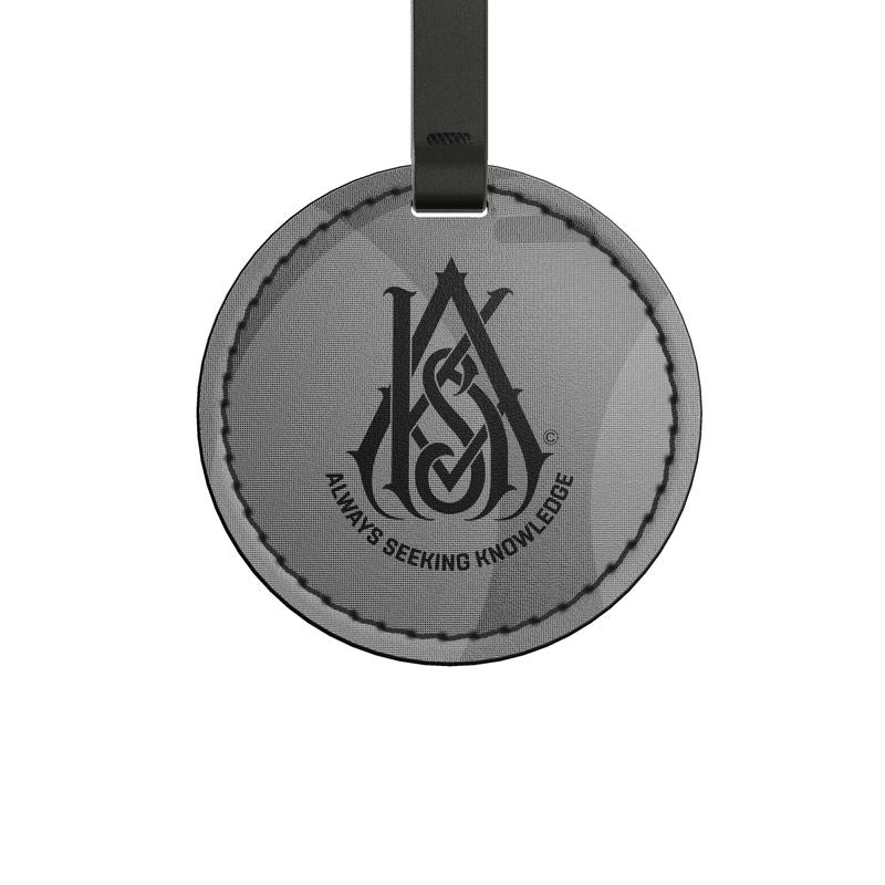 A.S.K. LOGO LEATHER CHARMS