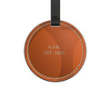 ORANGE LEATHER CHARM