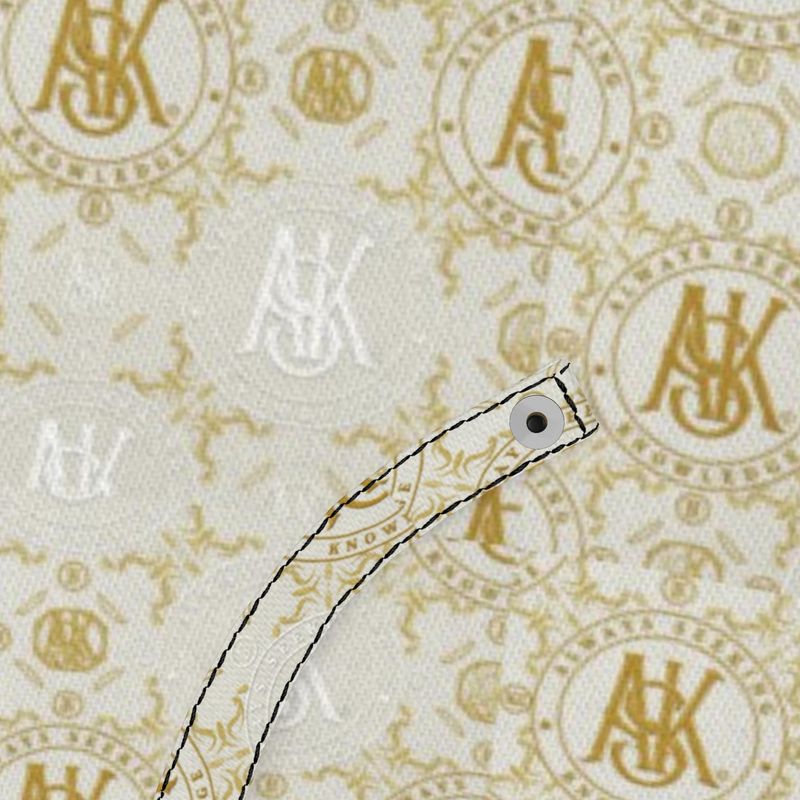 THE A.S.K. UMBRELLA WHITE AND GOLD