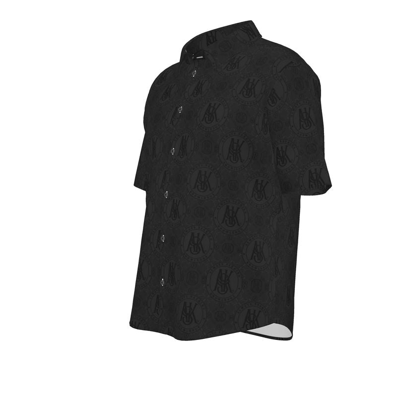 NOIR A.S.K. LINEN Mens Short Sleeve Shirt