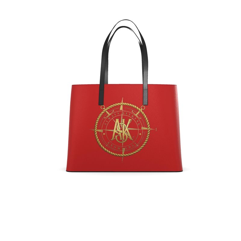 BRENDA NAUTICAL KIKA TOTE/RED
