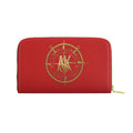 ROZ NAUTICAL ZIP PURSE/RED