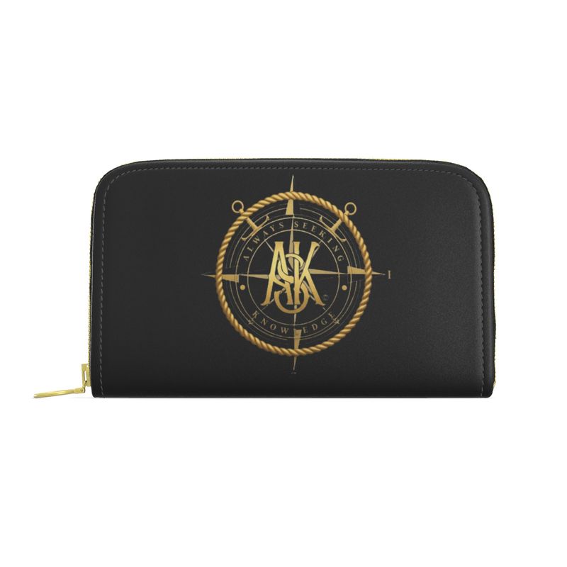ROZ NAUTICAL ZIP PURSE/BLK