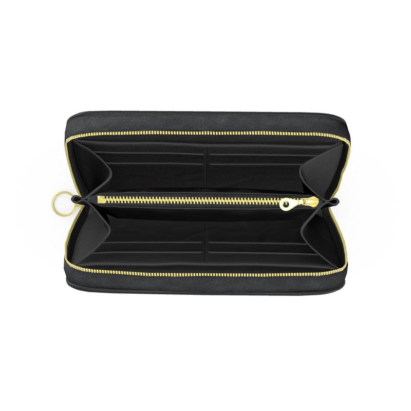 ROZ NAUTICAL ZIP PURSE/BLK