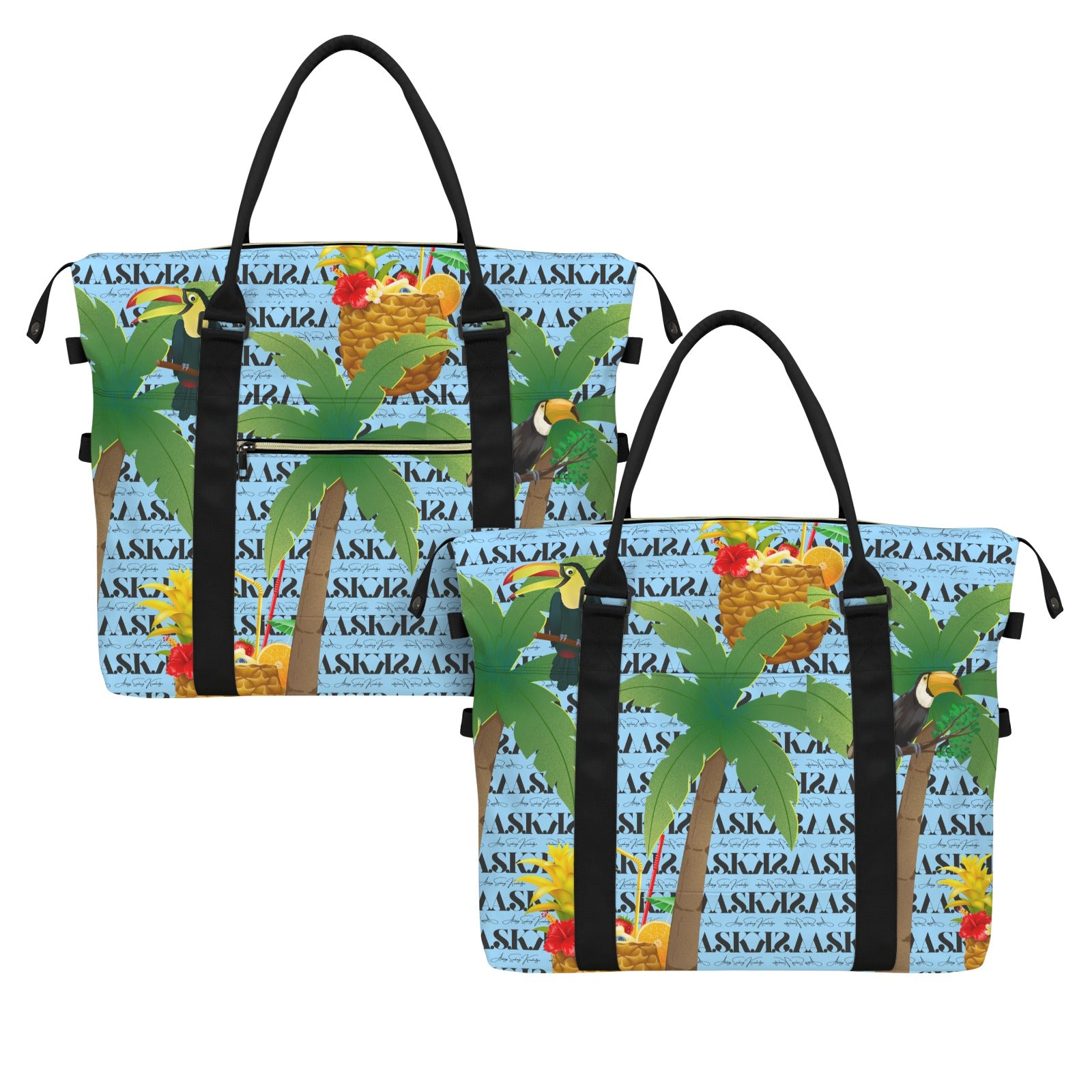 Tropical Paradise Trolley Travel Bag