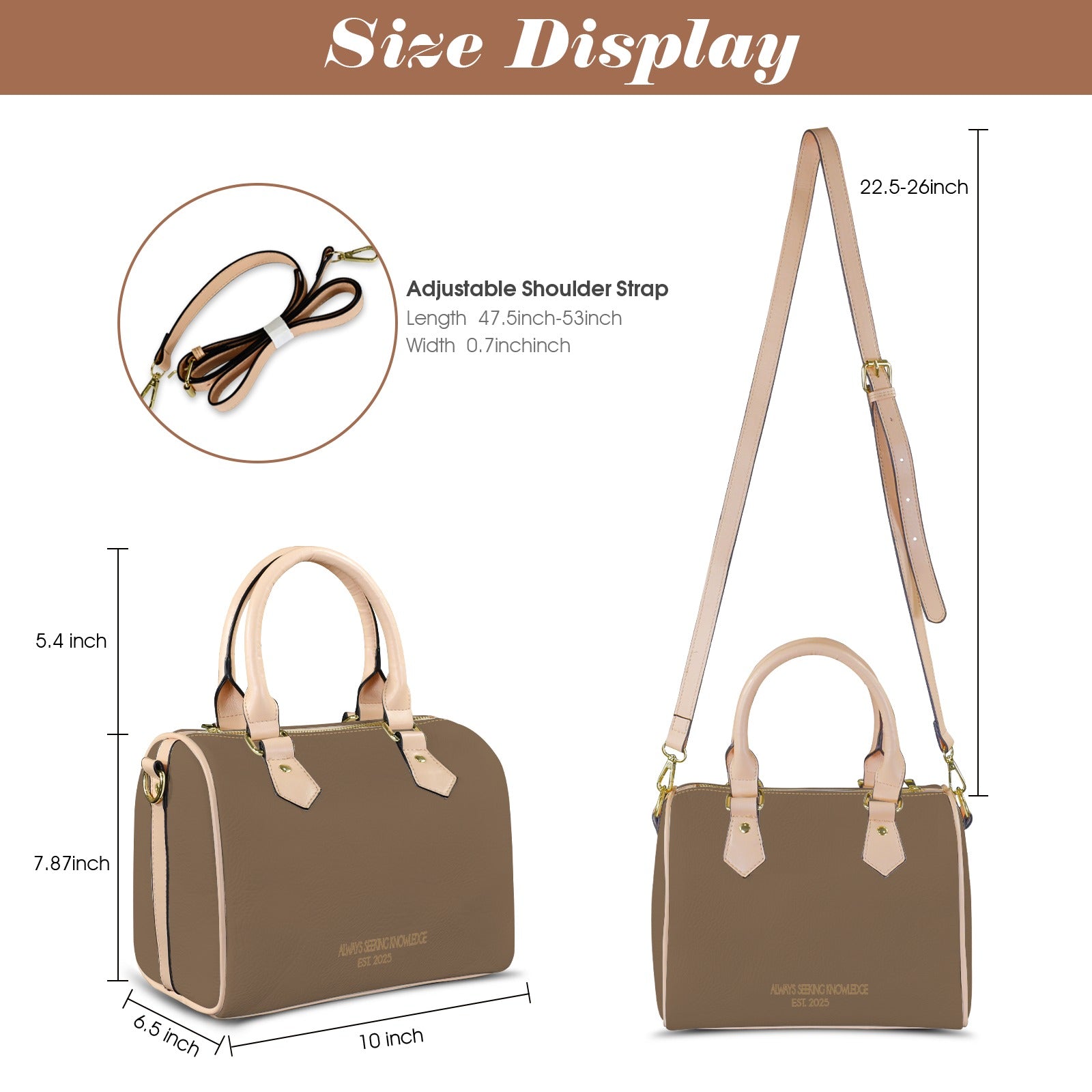 ALEX TAUPE HANDBAG