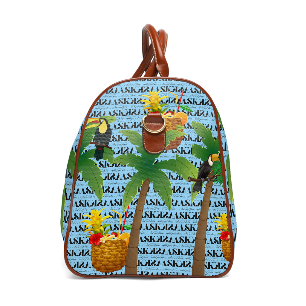 Tropical Paradise Barrel Duffle Bag