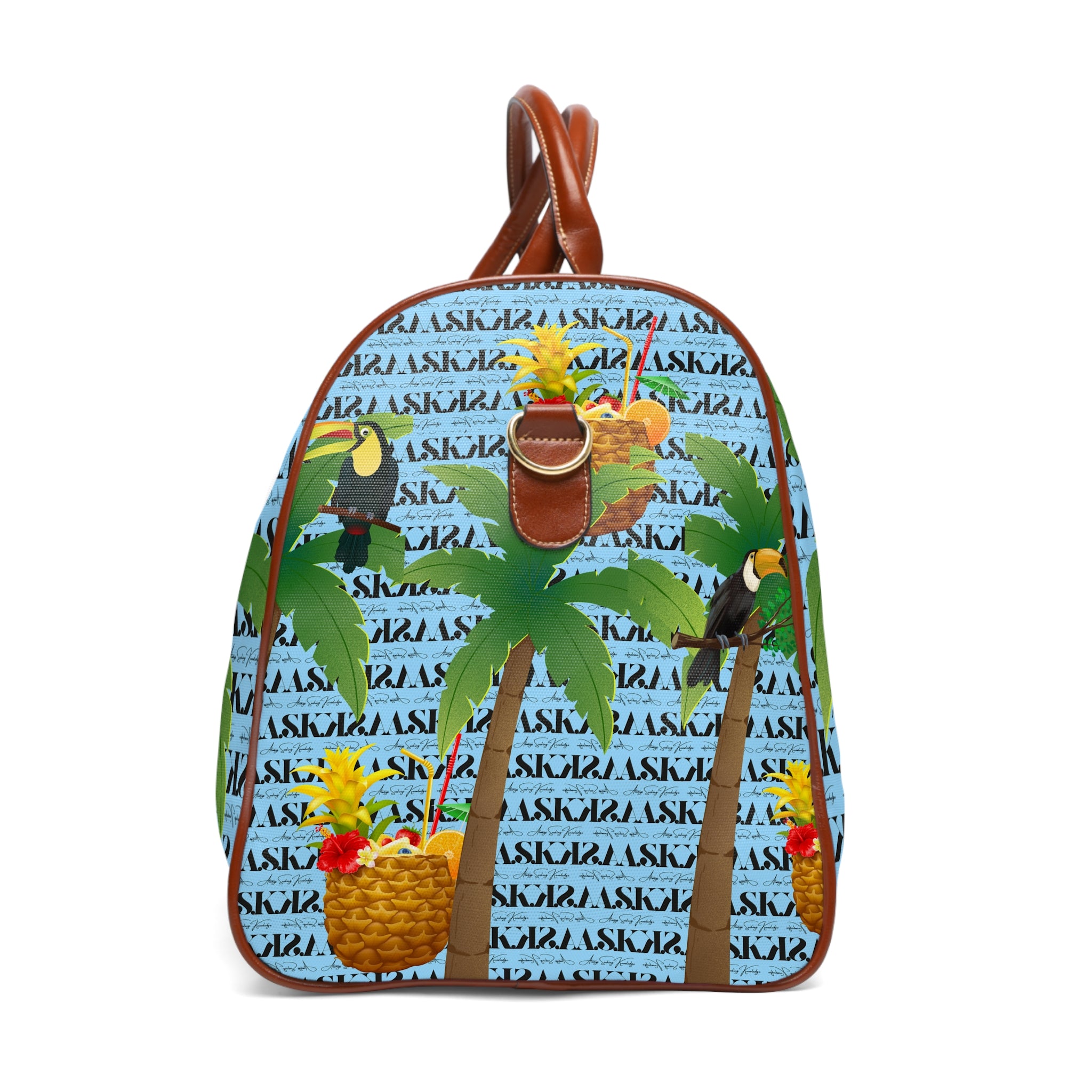 Tropical Paradise Barrel Duffle Bag