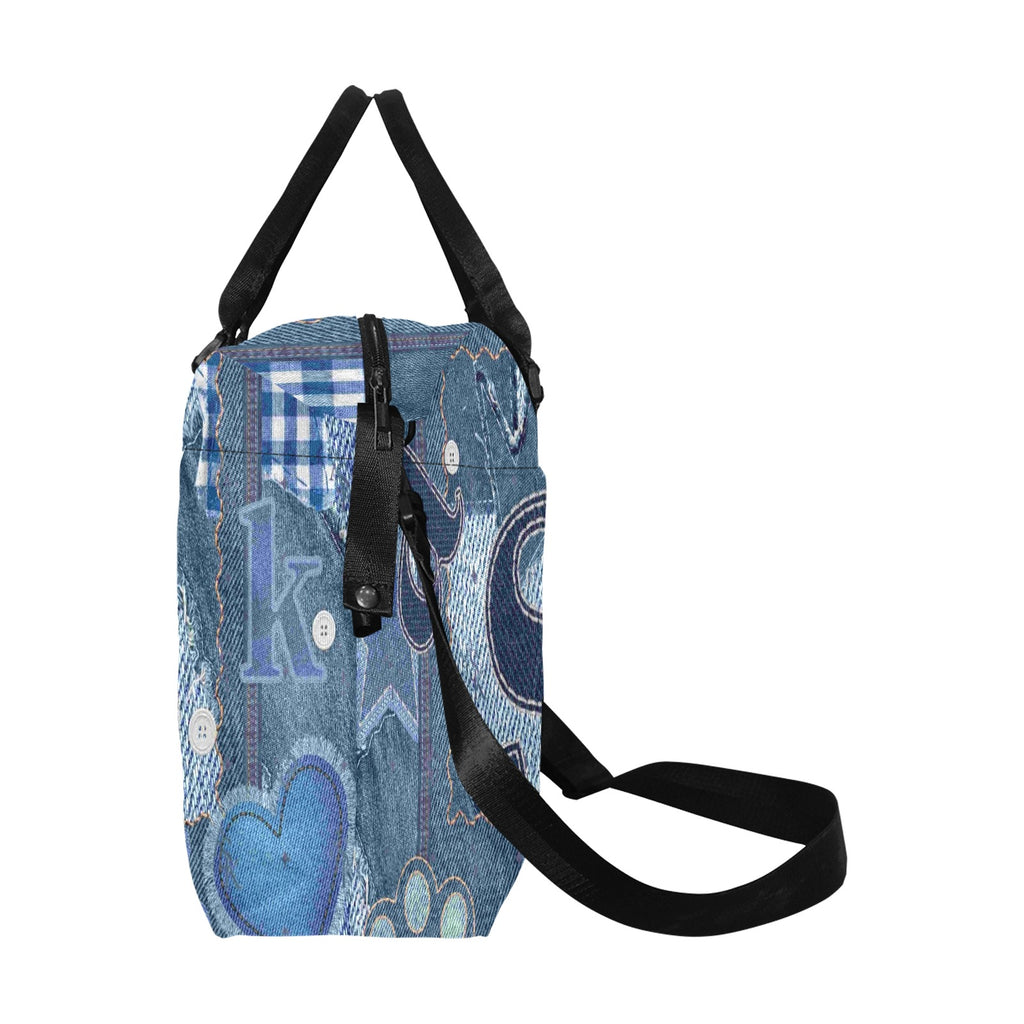TROLLEY TRAVEL DENIM LOOK