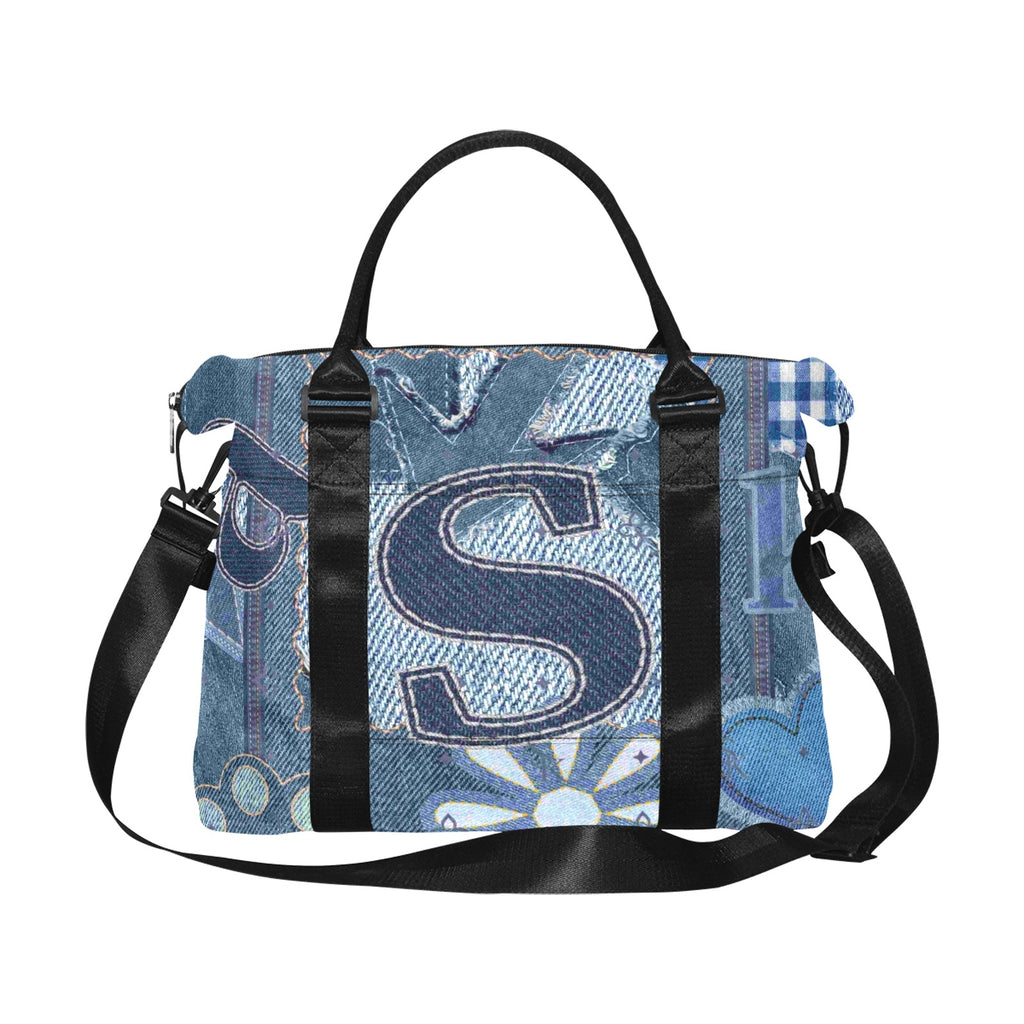 TROLLEY TRAVEL DENIM LOOK