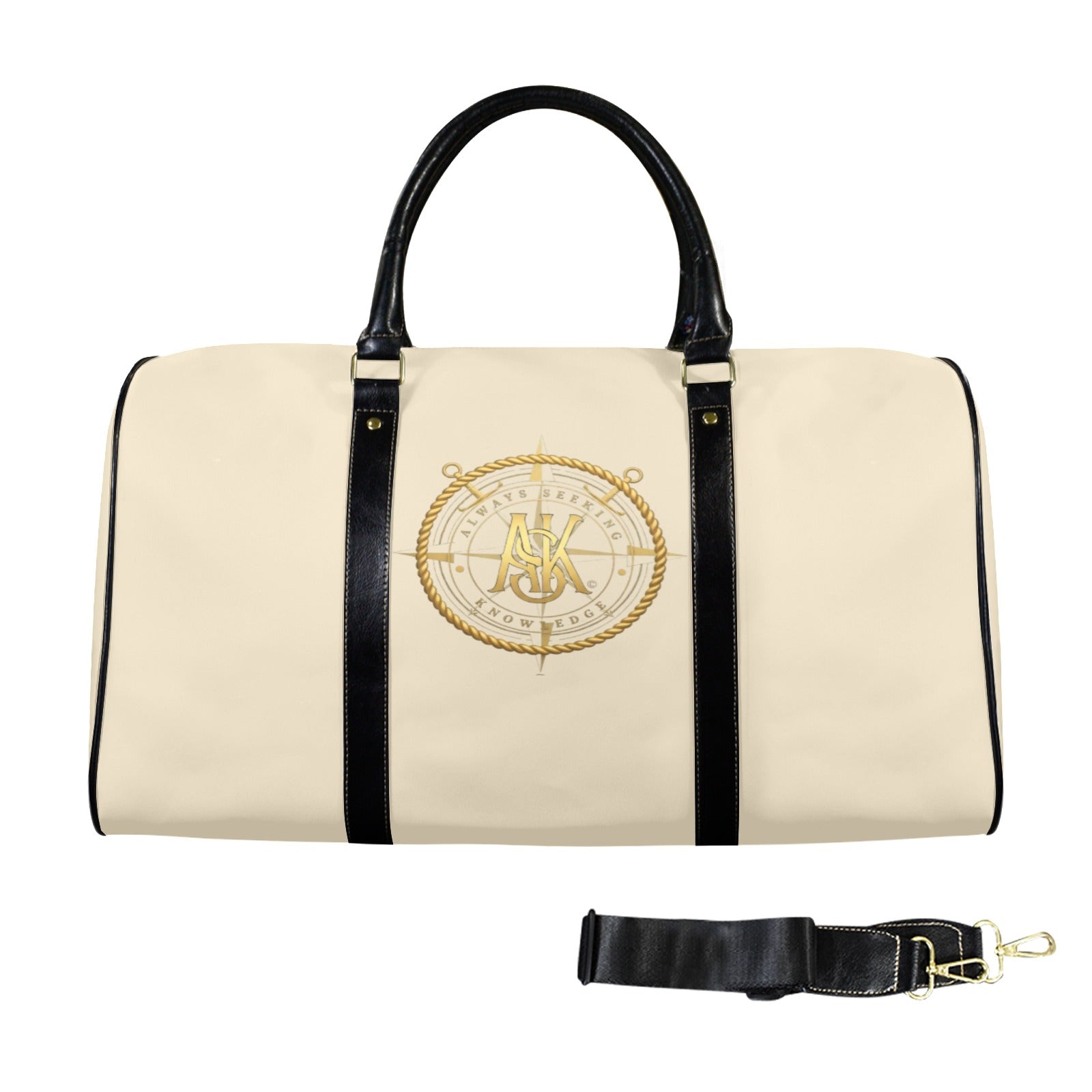 MICKI NAUTICAL LEATHER TOTE/ TAN