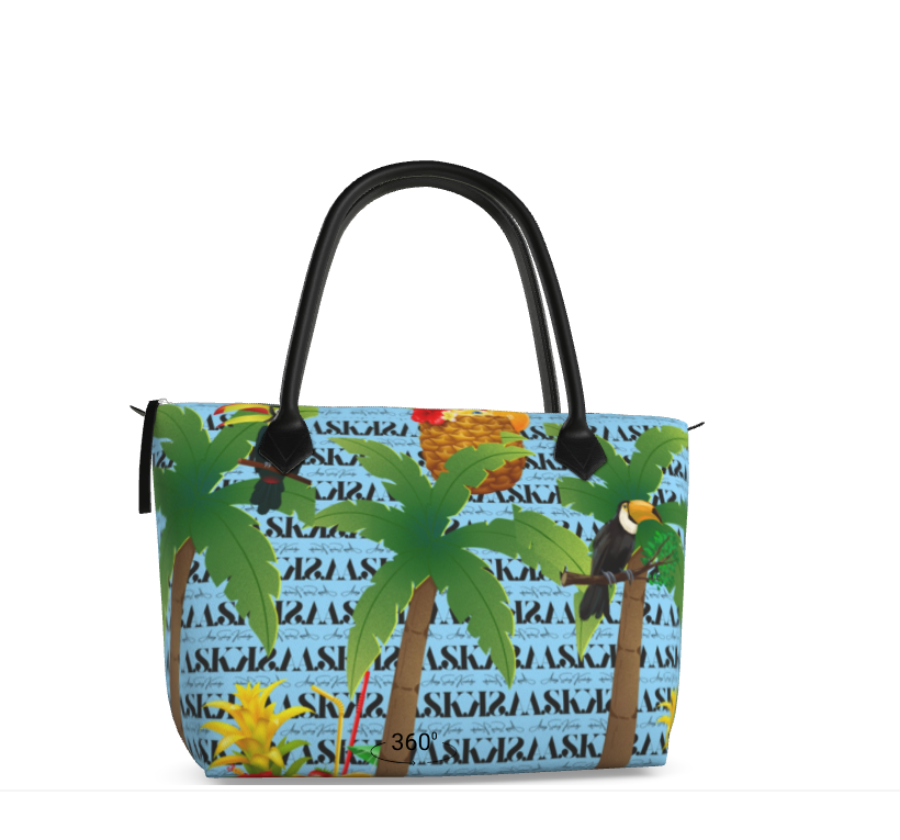 Tropical Paradise Large Tote Bag