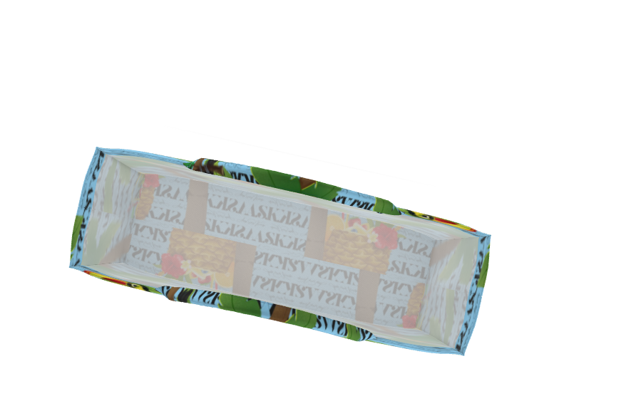 Tropical Paradise Structured Satchel Bag
