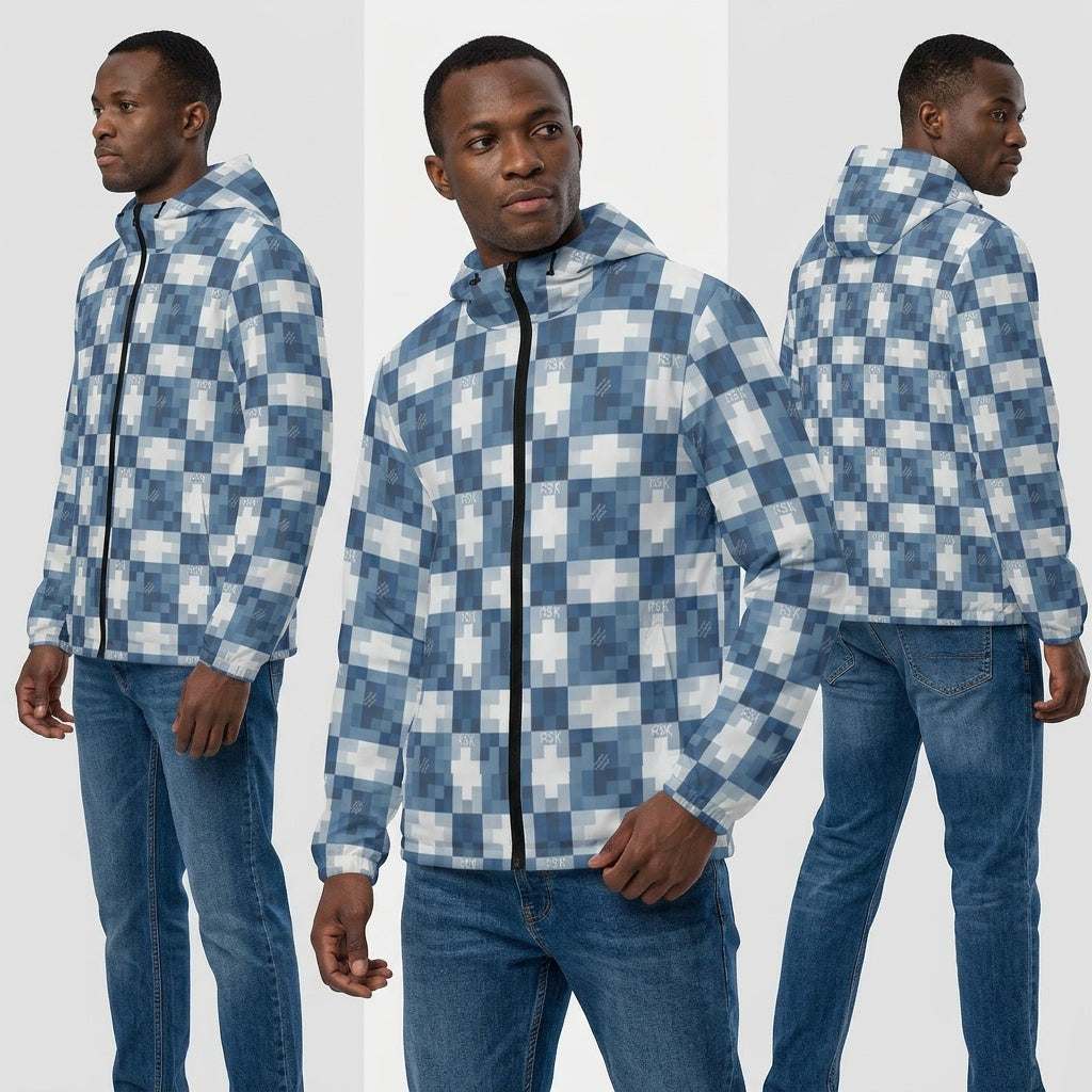 A.S.K. MEN'S HOOD WINDBREAKER