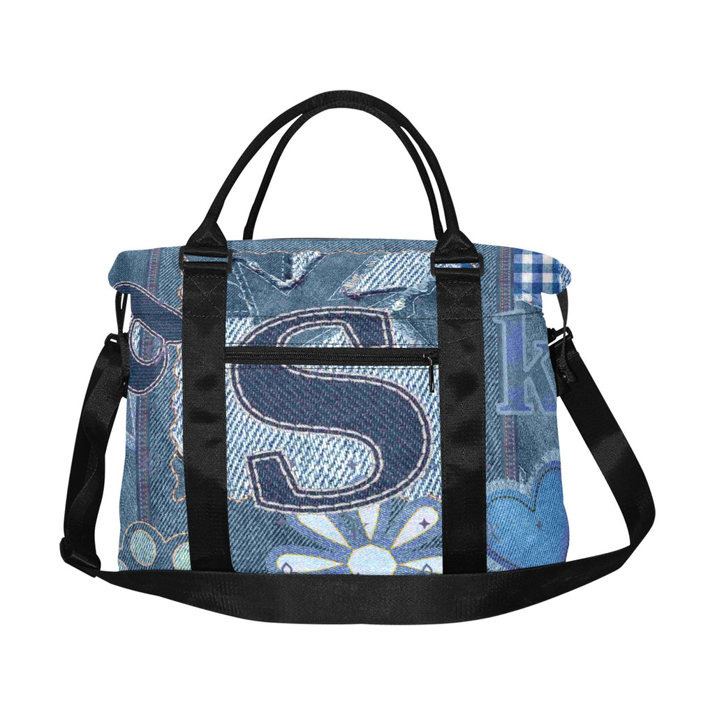 TROLLEY TRAVEL DENIM LOOK