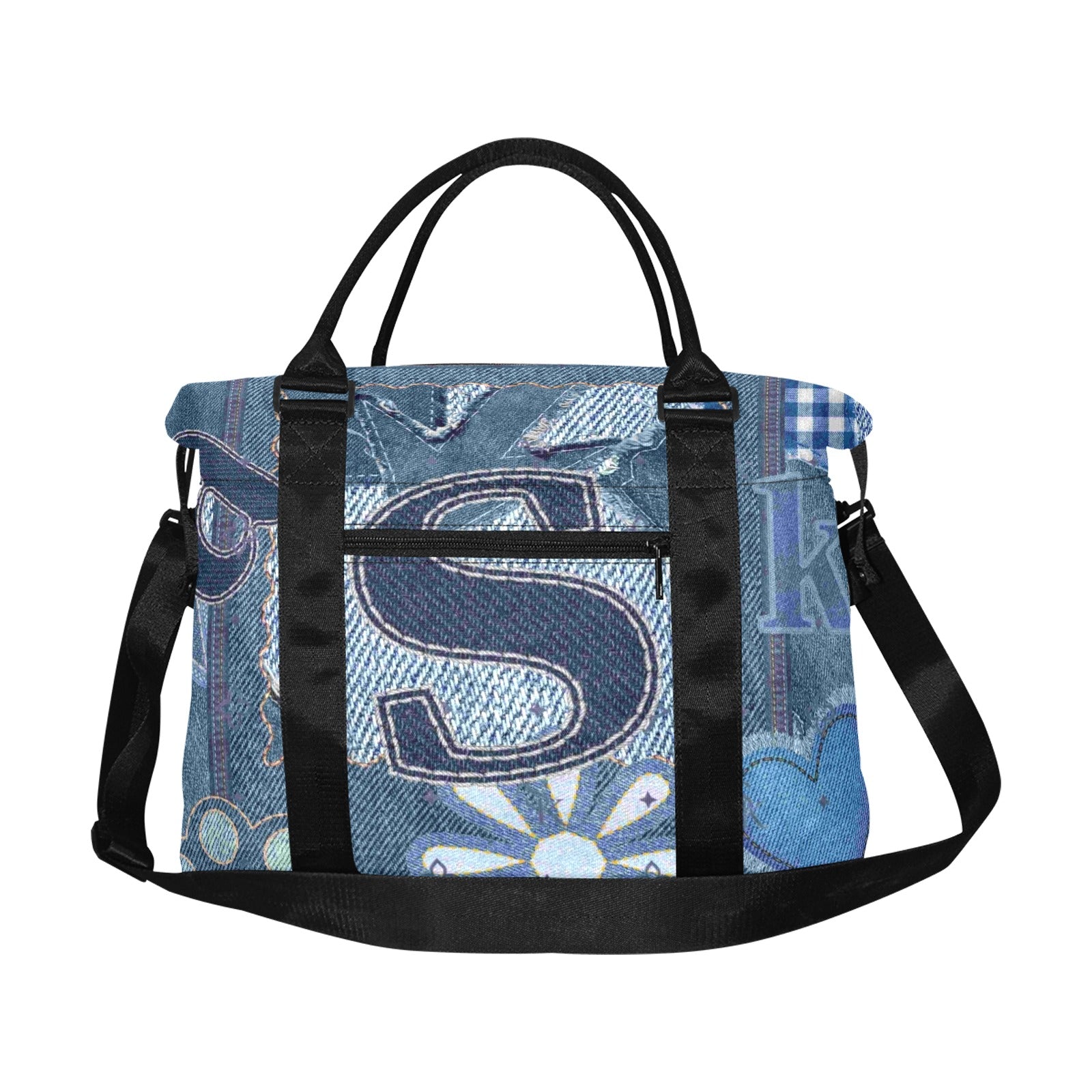 TROLLEY TRAVEL DENIM LOOK