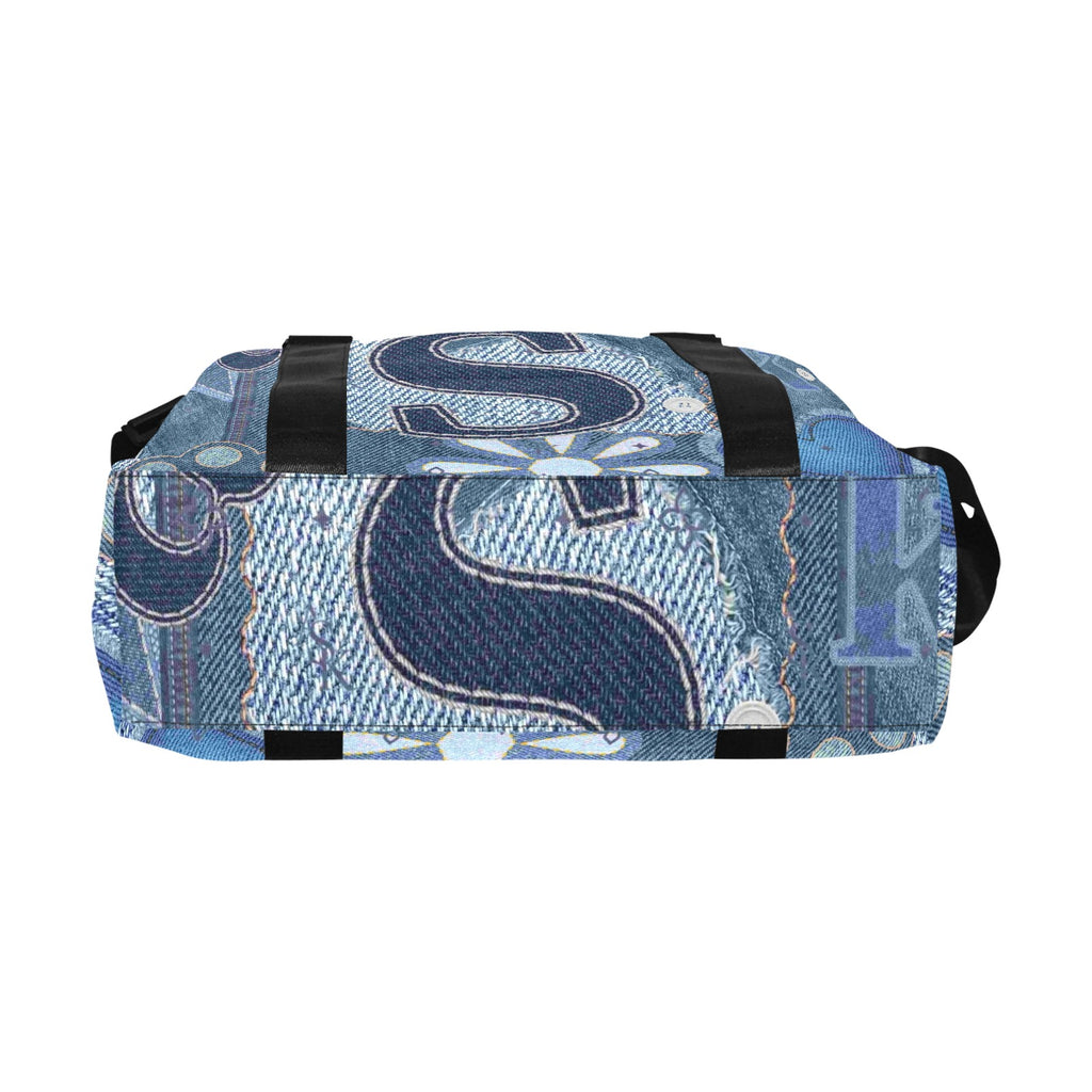 TROLLEY TRAVEL DENIM LOOK